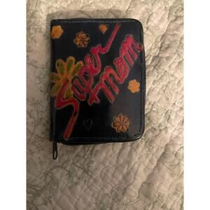 Super Mom Wallet Vintage Leather Gifts for Mom